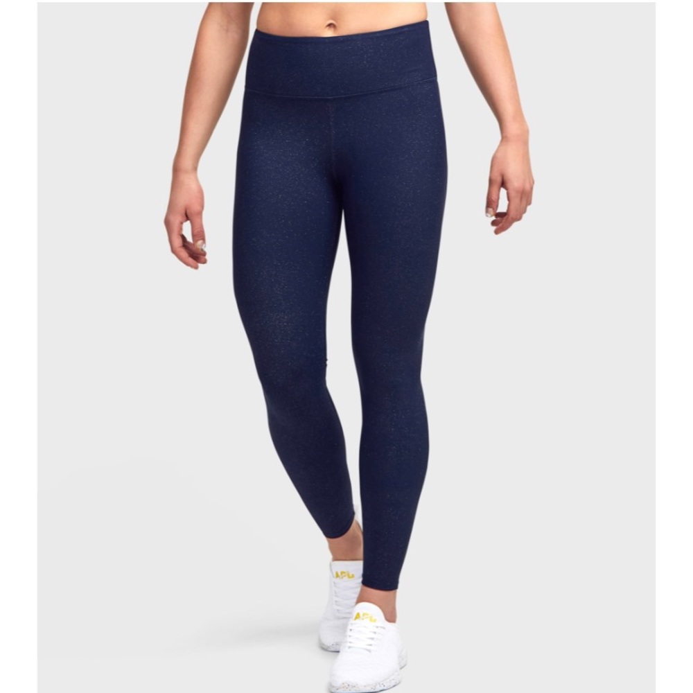 Soul Cycle Navy Glitter Tight